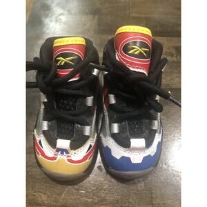 Reebok GY0587 Question Mid Basketball Iverson Power Ranger Sneakers GS Size 5C